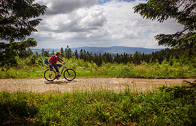 Z Dolní Moravy na chatu Na Sněžníku - MTB